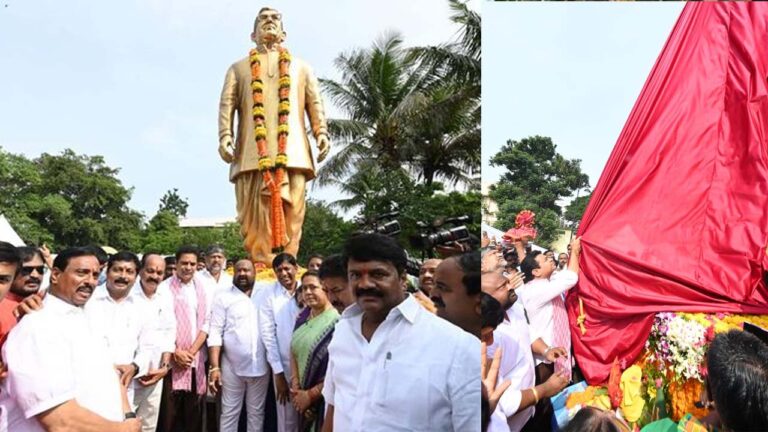 KTR Visit to Sirisilla: ఎక్కడైతే కూల్చివేశారో అక్కడే కొండా లక్ష్మణ్ విగ్రహాన్ని ఆవిష్కరించాం