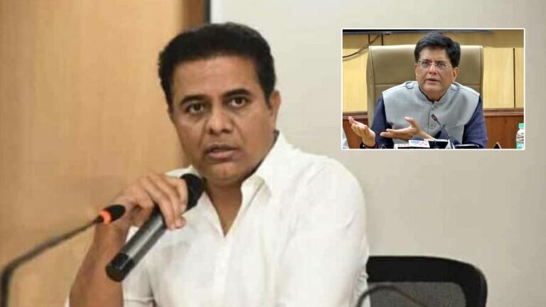 KTR: నూకల ఎగుమతిపై కేంద్రం నిషేధం.. అదే కారణమని కేటీఆర్‌ ఫైర్‌