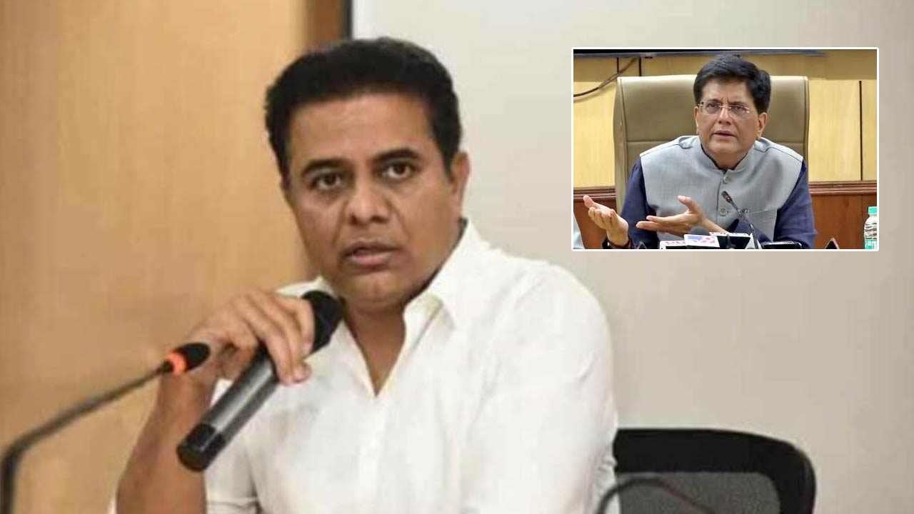 KTR: నూకల ఎగుమతిపై కేంద్రం నిషేధం.. అదే కారణమని కేటీఆర్‌ ఫైర్‌