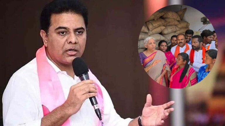 KTR Tweet: రూపాయి విలువ పతనమవుతుంటే.. రేషన్‌ దుకాణాల్లో ప్రధాని ఫొటో కోసం కేంద్ర ఆర్థిక మంత్రి తపన?