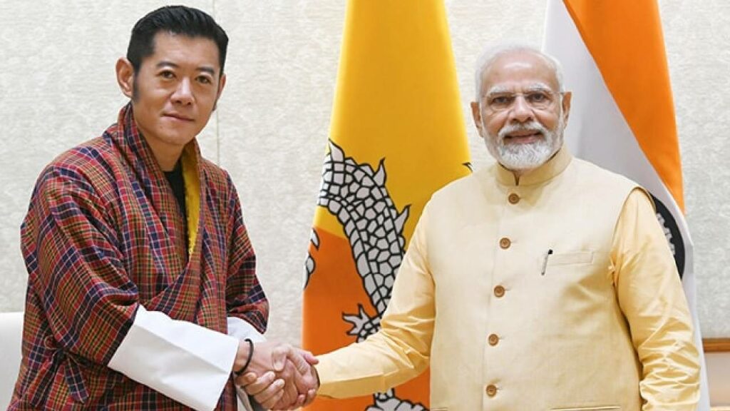 Pm Modi Meets Bhutan King