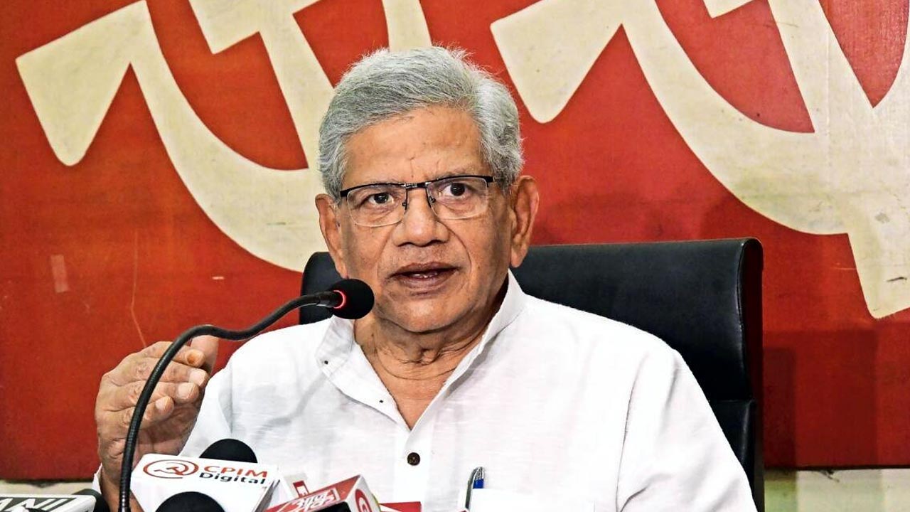 Yechury Sitaram: బీజేపీ తెలంగాణ విమోచన దినోత్సవం జరపడం హాస్యాస్పదం