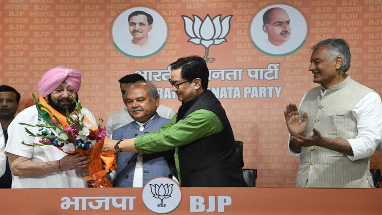 Amarinder Singh: బీజేపీలో చేరిన అమరీందర్ సింగ్.. పార్టీ కూడా విలీనం