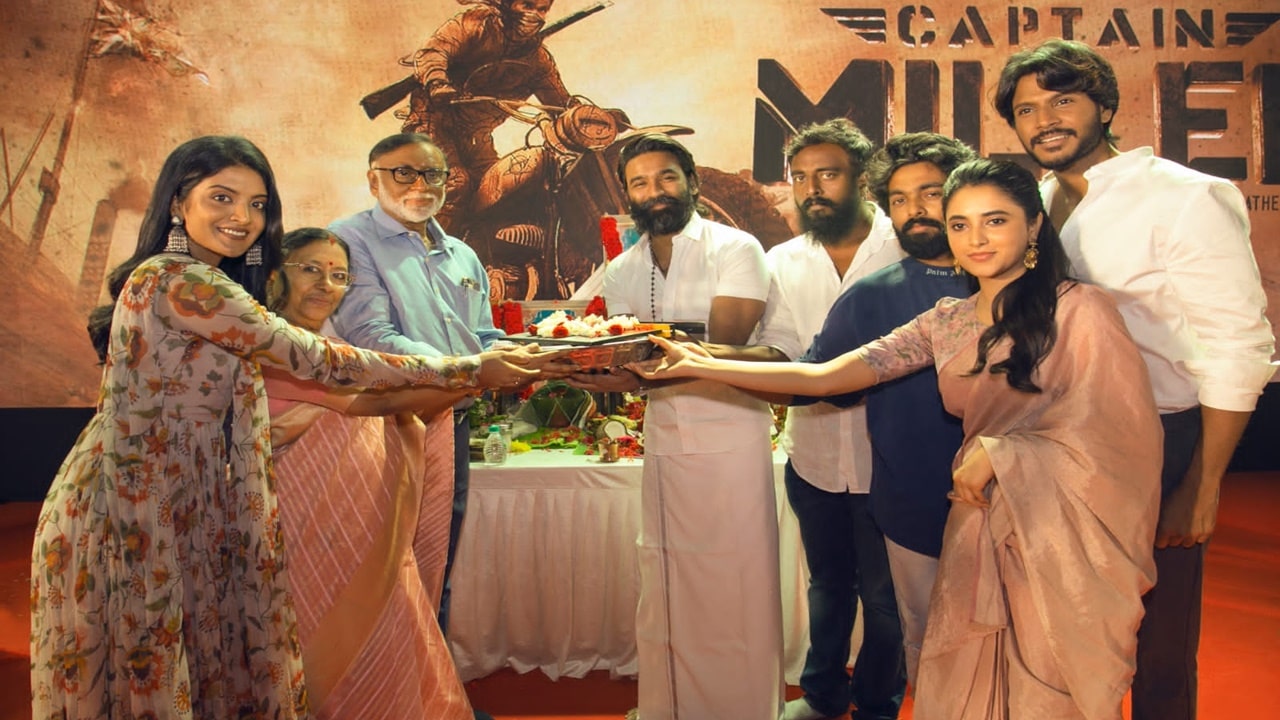 Captain Miller: పూజతో మొదలైన ధనుష్ కొత్త సినిమా!