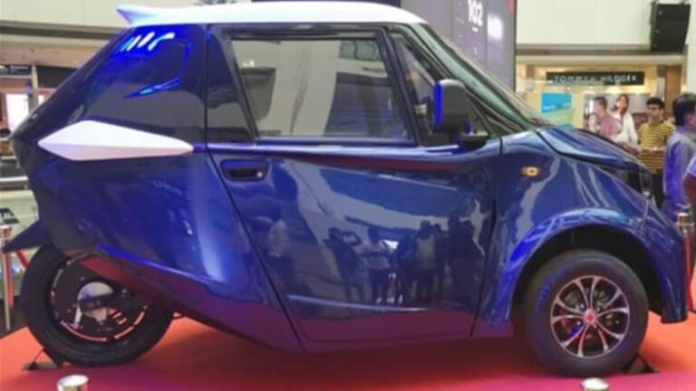 Three Wheels Electric Car: మూడు చక్రాలతో ఎలక్ట్రిక్ కారు.. ధర రూ.4 లక్షలే..!!