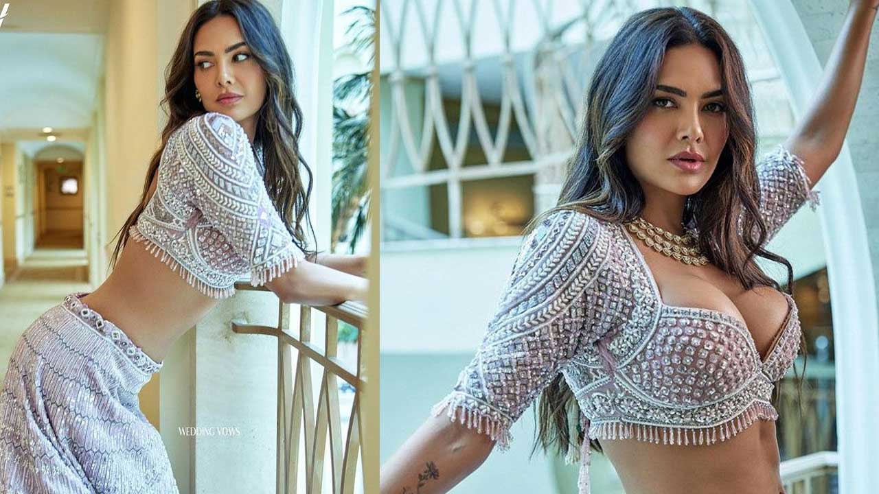 Esha Gupta: వెడ్డింగ్ డ్రెస్ లోనూ ఆ అందాల ఆరబోత ఆపడంలేదే..