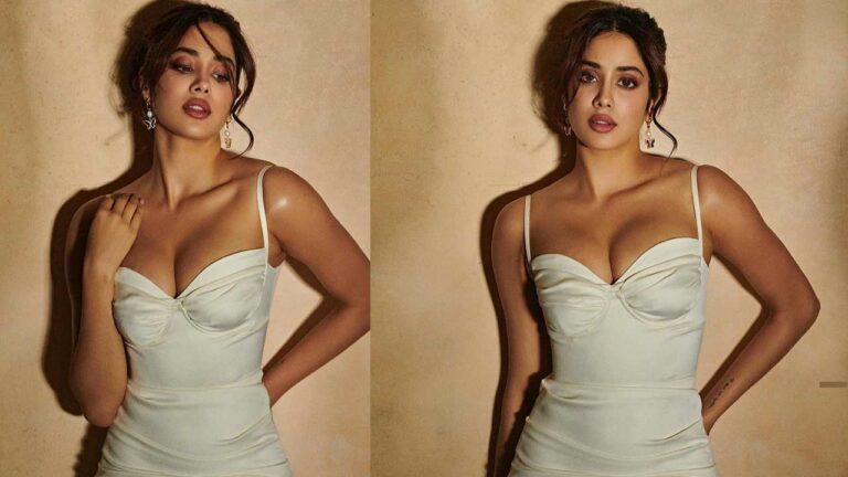 Janhvi Kapoor: అందాల అతిలోక సుందరి ఎద అందాలు.. ఉబికి వస్తున్నాయే