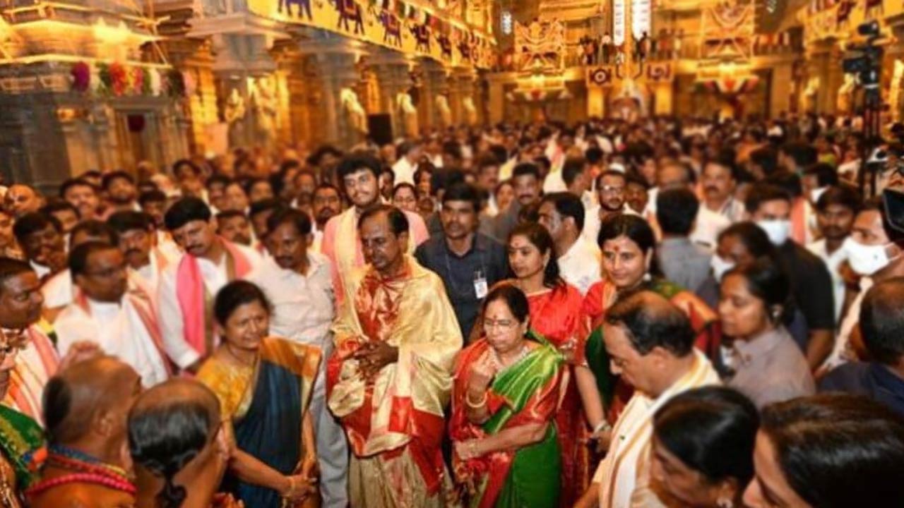 CM KCR Yadadri Tour: నేడు యాదాద్రికి సీఎం కేసీఆర్‌.. షెడ్యూల్‌ ఇదే..