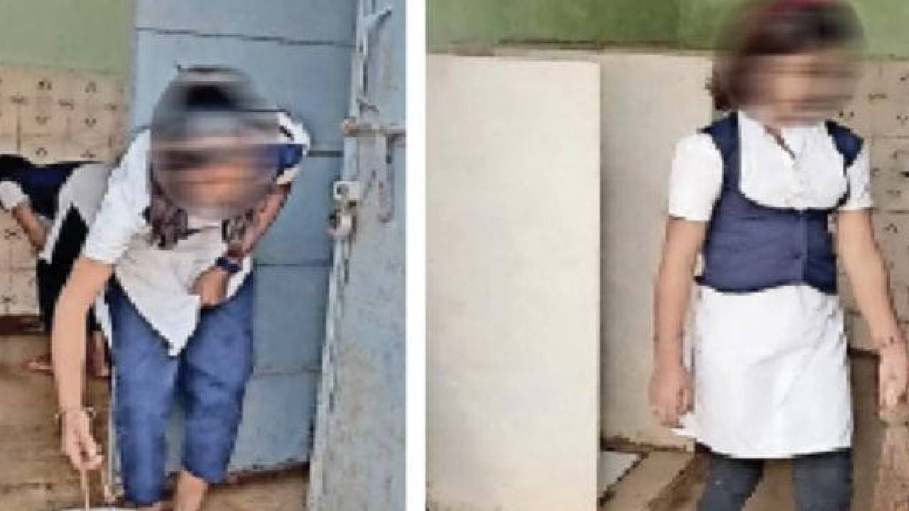 Madhya Pradesh: ప్రభుత్వ పాఠశాలలో విద్యార్థినుల చేత టాయిలెట్ క్లీనింగ్..