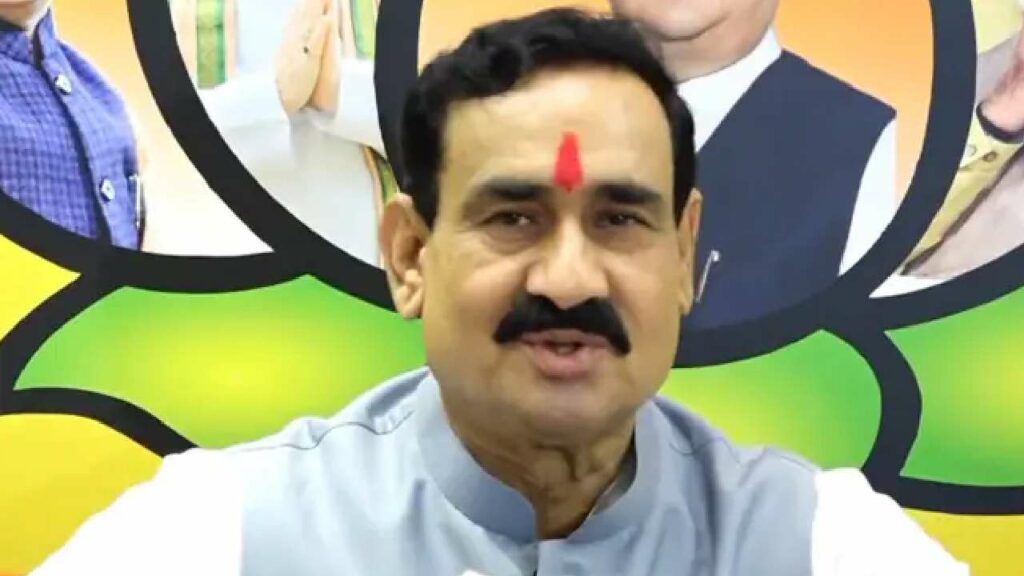 Madhya Pradesh Home Minister Narottam Mishra