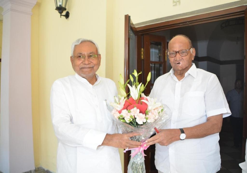 Nitish Kumar Meets Sharad Pawar