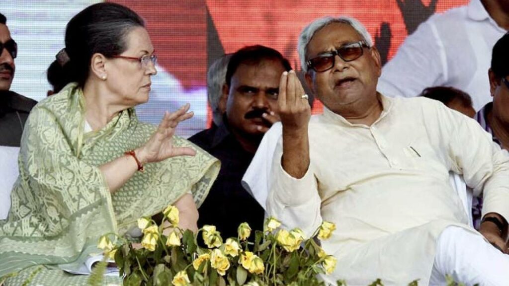 Nitish Kumar, Sonia Gandhi