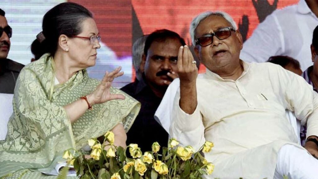 Nitish Kumar, Sonia Gandhi