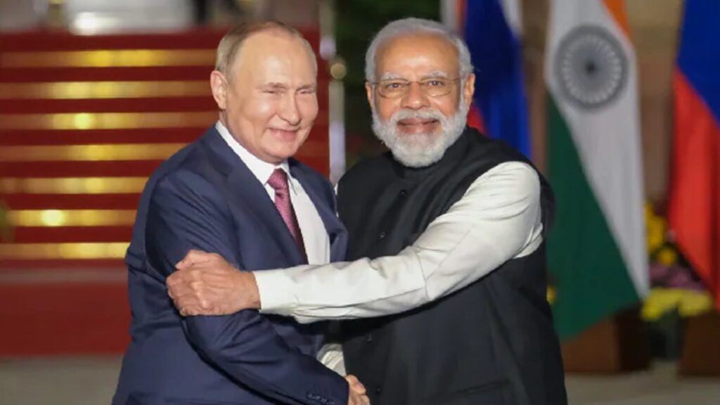 Pm Narendra Modi And Putin Meeting