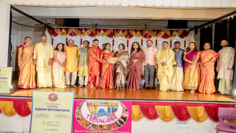 Rajanna Pattu Brand: సిరిసిల్ల పట్టుచీర “రాజన్న సిరిపట్టు” బ్రాండ్ అవిష్కరణ