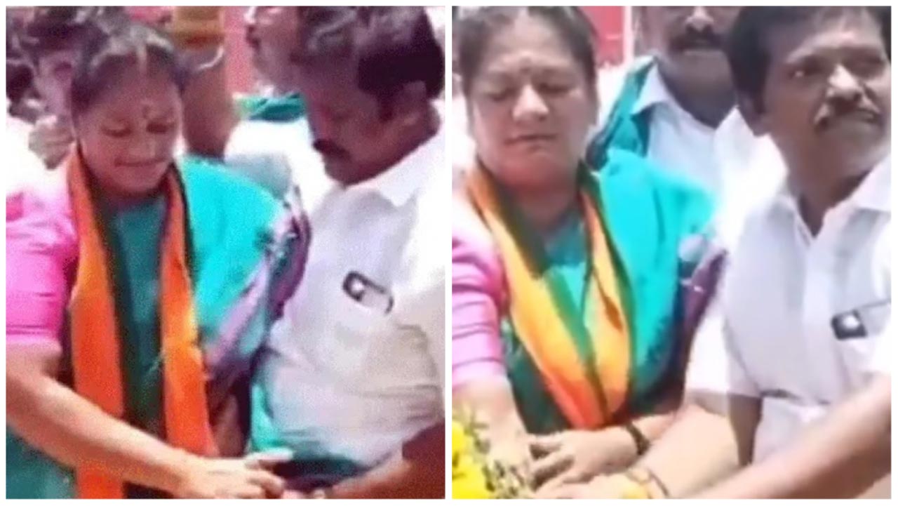 Tamilnadu: వైరల్ వీడియో.. ఓ సారూ.. నువ్వు ఎంతటి రసికుడివో తెలిసెరా..!!