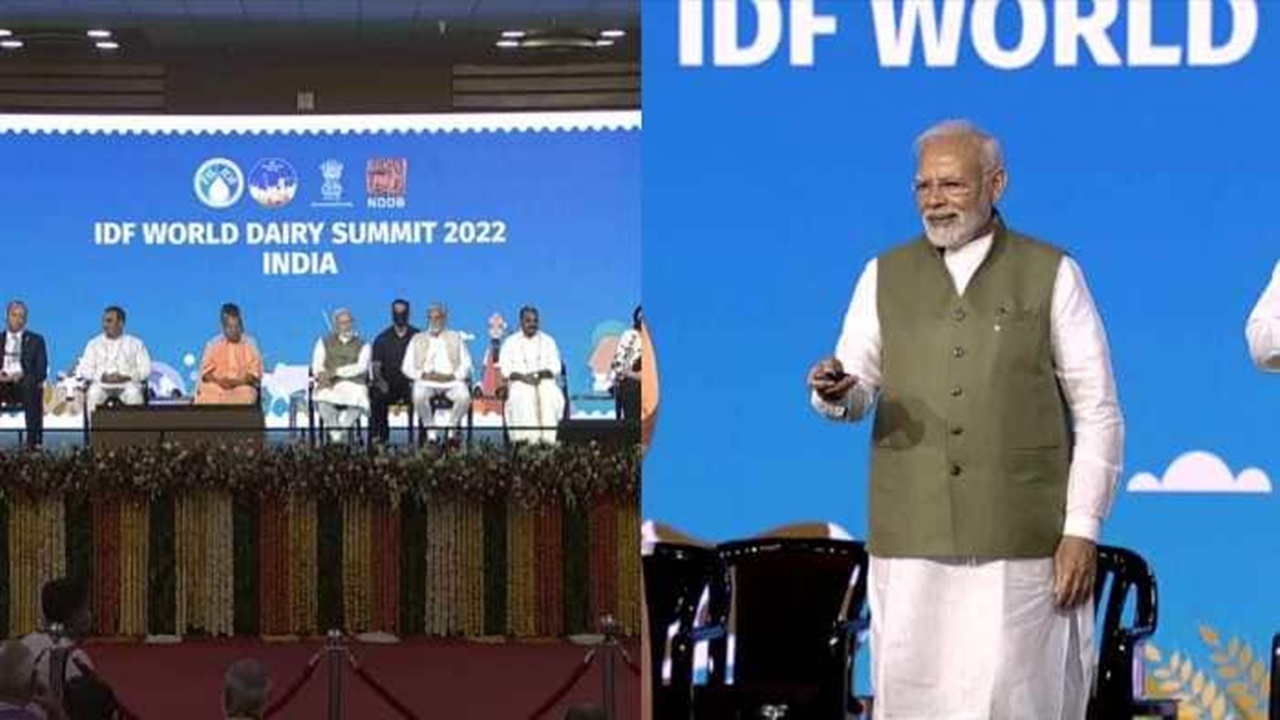 PM Narendra Modi: వరల్డ్ డెయిరీ సమ్మిట్ 2022ను ప్రారంభించిన ప్రధాని మోడీ