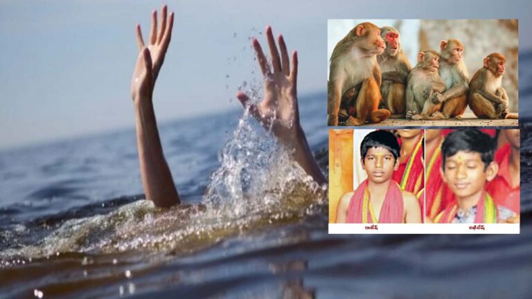 Boys Drowned in Water: ప్రాణాంతకంగా మారిన కోతుల బెడద.. దాడిలో ఇద్దరు మృతి