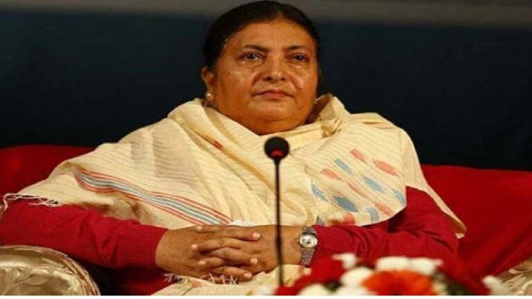 Nepal : నేపాల్ అధ్యక్షురాలికి అస్వస్థత.. ఆస్పత్రిలో చికిత్స