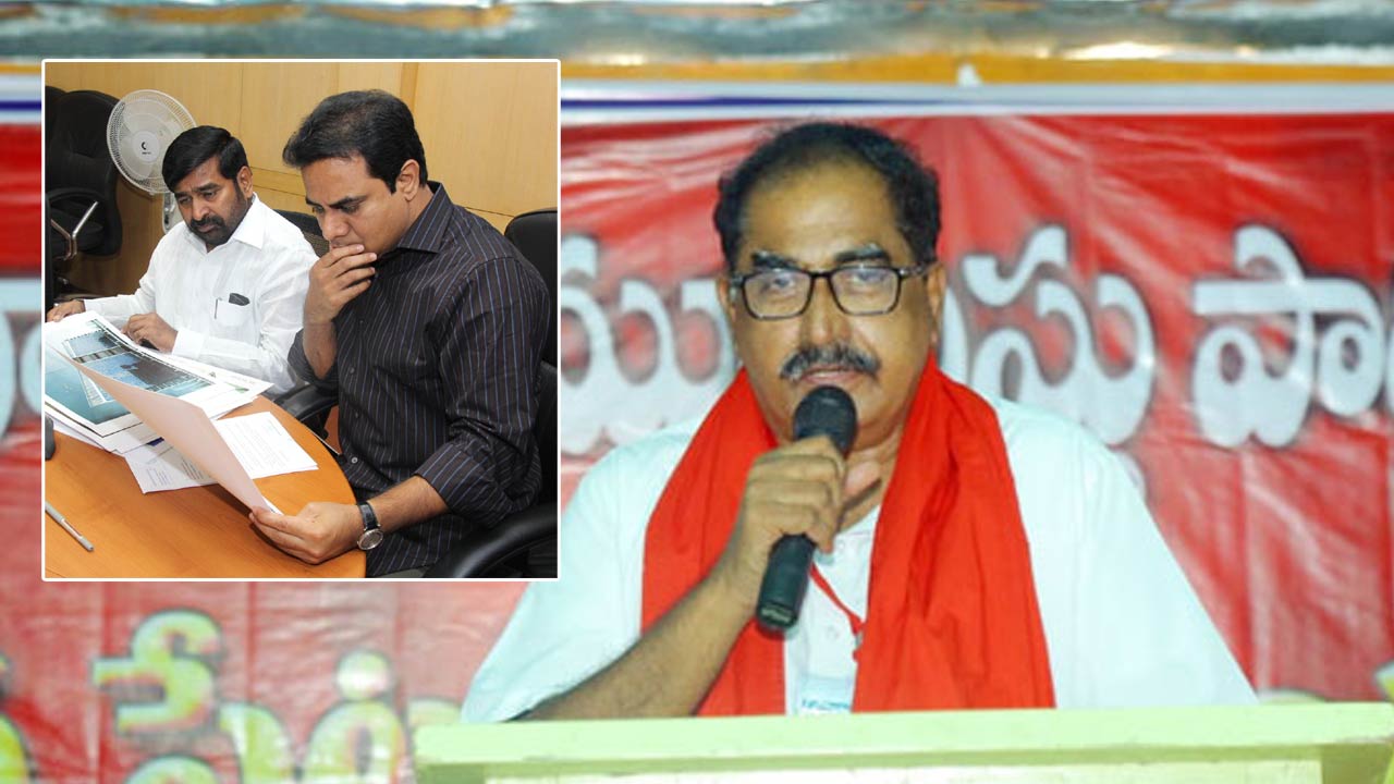 Tammineni Veerabhadram: కామ్రేడ్స్‌ రివర్స్‌ గేర్‌..! కేటీఆర్‌ వ్యాఖ్యలను తప్పుబట్టిన తమ్మినేని..