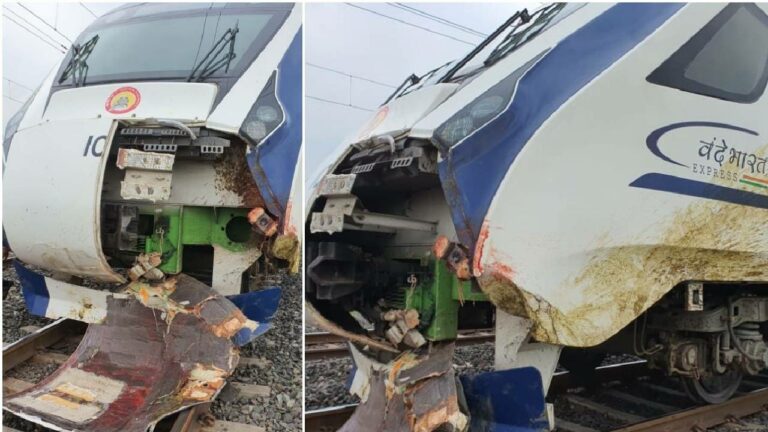 Vande Bharat: ప్రారంభించిన వారంలోపే వందే భారత్ ఎక్స్‌ప్రెస్‎కు యాక్సిడెంట్