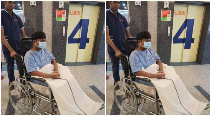 YSRCP: వీల్ ఛైర్‌‌లో మంత్రి ఆదిమూలపు సురేష్.. ఫోటో వైరల్