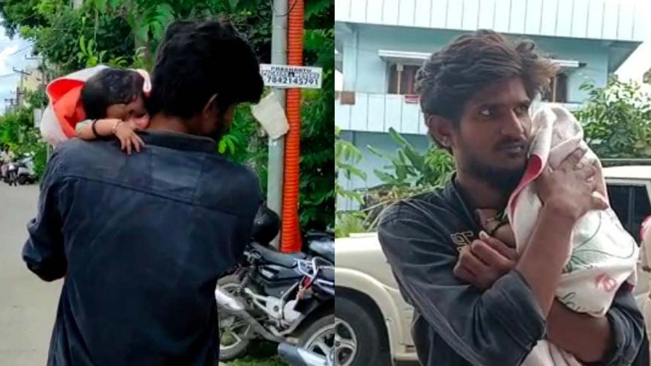 TS Group 1 Exam : 45 రోజుల పసిపాపతో గ్రూప్‌ 1 పరీక్షకు ఓ మహిళ.. తల్లి పరీక్ష రాస్తుంటే.. పాప ఆకలితో ఏడుస్తూ..