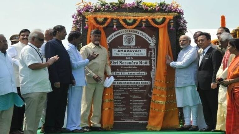 Amaravathi: అమరావతికి శంకుస్థాపన జరిగి నేటితో ఏడేళ్లు.. ఫోటో పోస్ట్ చేసిన చంద్రబాబు