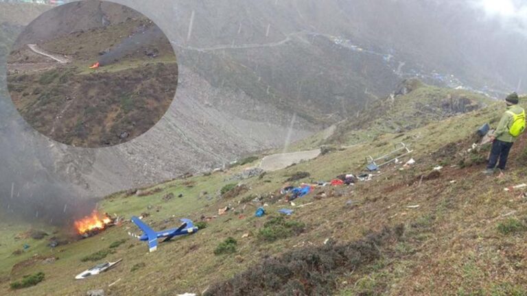 Helicopter Crash in Kedarnath: కేదర్‌ నాథ్‌లో ఘోర ప్రమాదం.. హెలికాప్టర్‌ కూలి 6 మంది మృతి