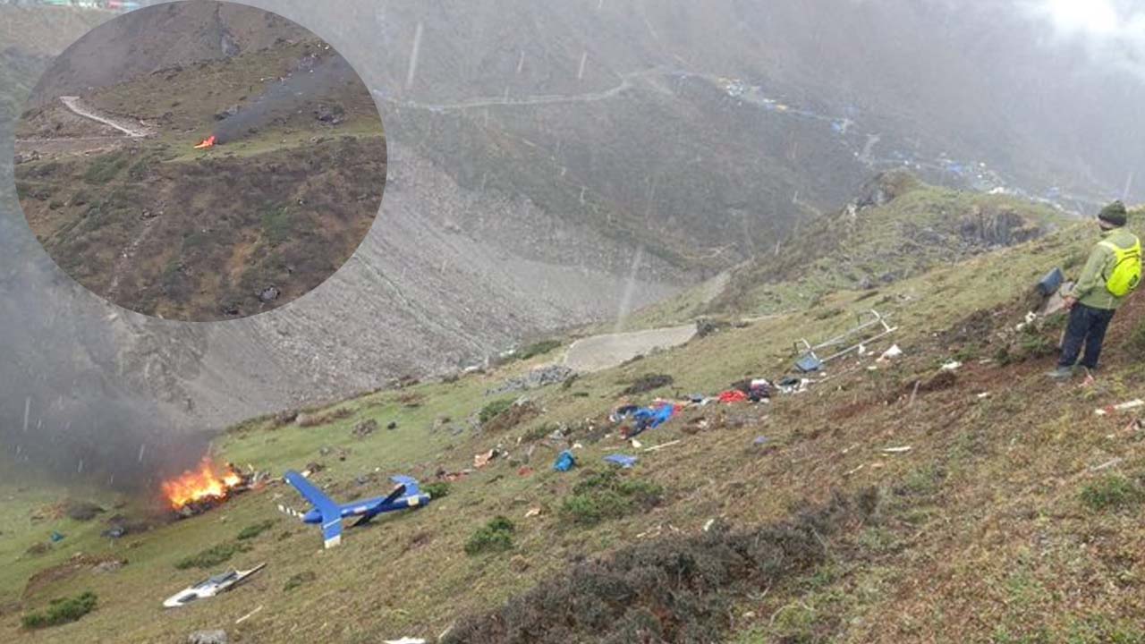 Helicopter Crash in Kedarnath: కేదర్‌ నాథ్‌లో ఘోర ప్రమాదం.. హెలికాప్టర్‌ కూలి 6 మంది మృతి