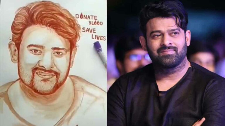 Prabhas: ఏం అభిమానం రా స్వామి.. రక్తంతో ప్రభాస్ పెయింటింగ్