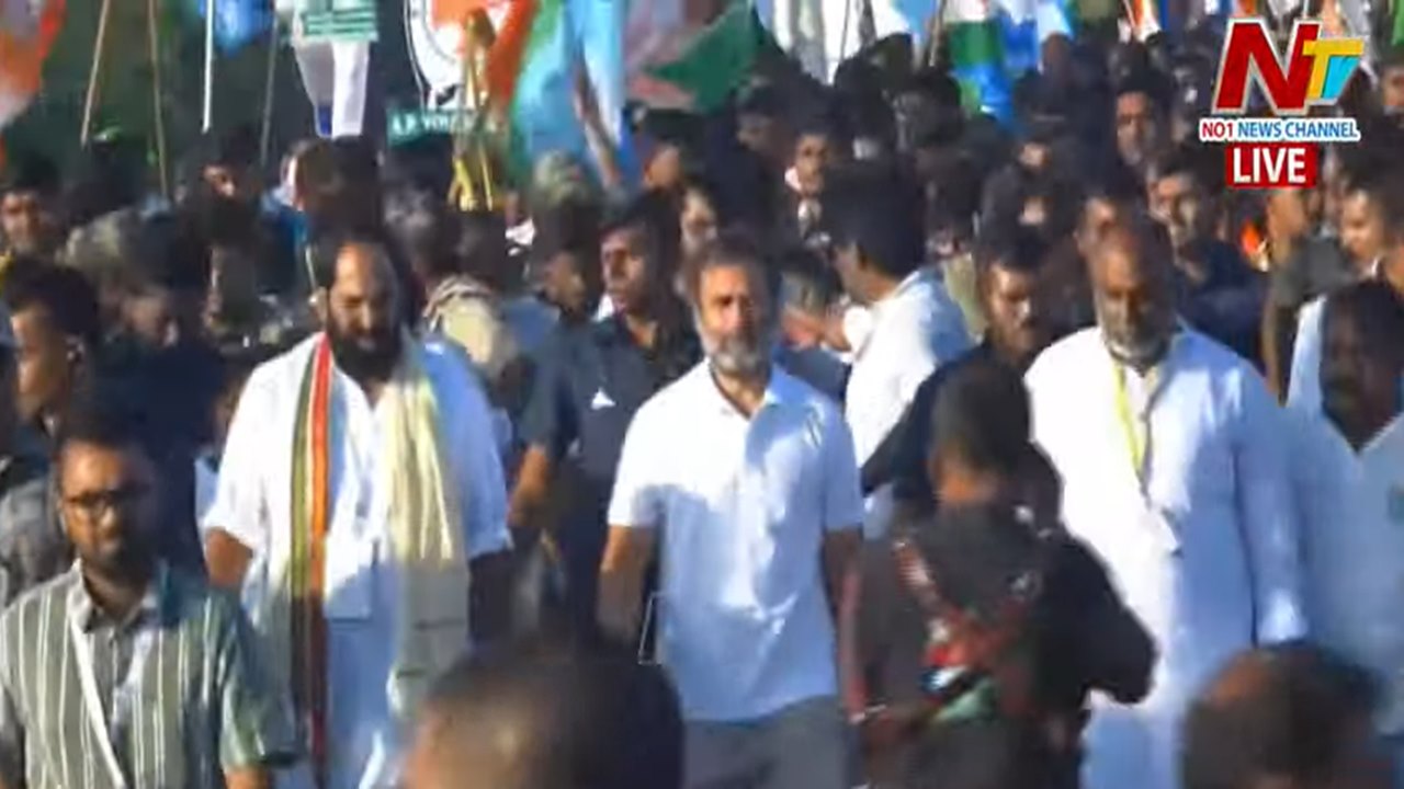 Rahul Gandhi: ఏపీలోకి ప్రవేశించిన కాంగ్రెస్ పార్టీ భారత్ జోడో యాత్ర