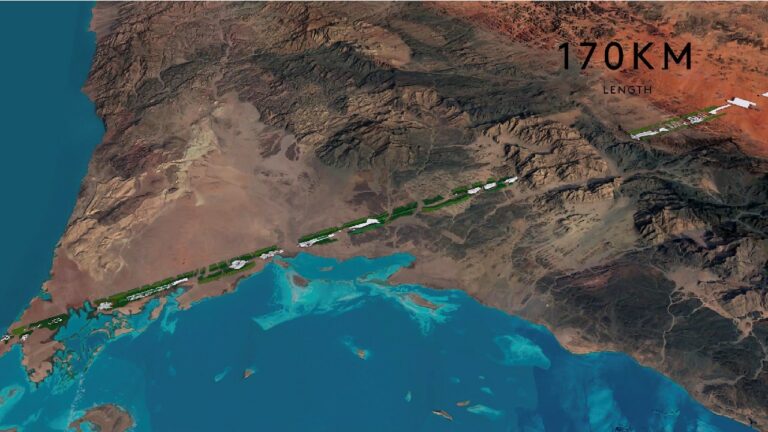 Saudi Arabia: వెడల్పు 200 మీటర్లు, పొడవు 170 కిలోమీటర్లు.. మెగాసిటీని నిర్మిస్తున్న సౌదీ..