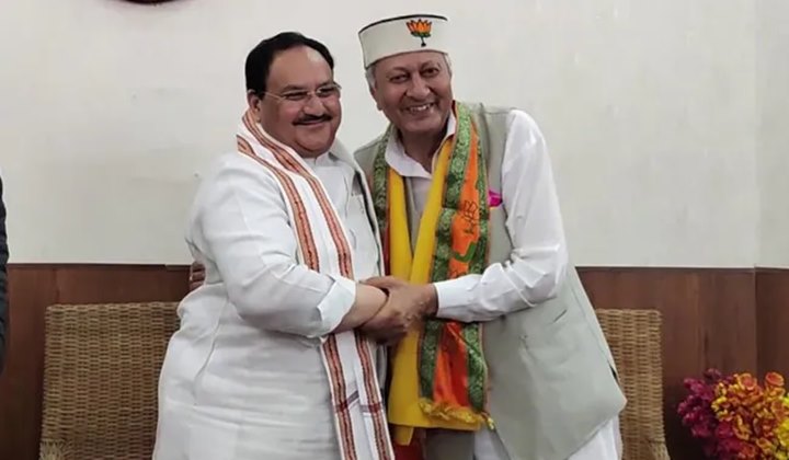 Himachal Pradesh Polls: జేపీ నడ్డా సమక్షంలో బీజేపీలోకి కాంగ్రెస్‌ మాజీ నేత విజయ్ మంకోటియా