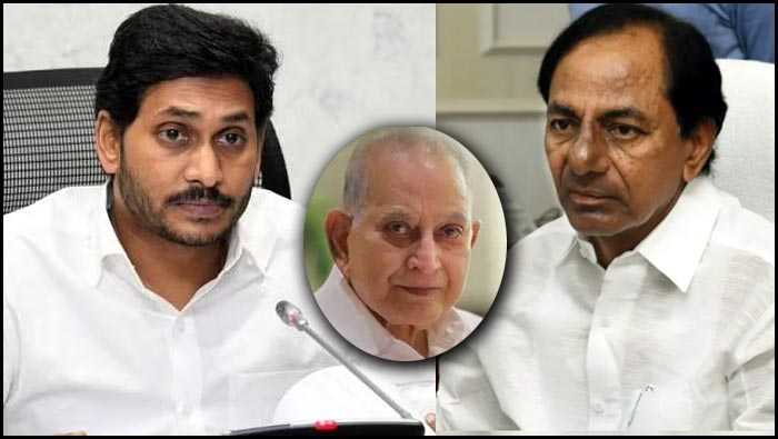 Jagan Kcr Pay Tribute To Kr