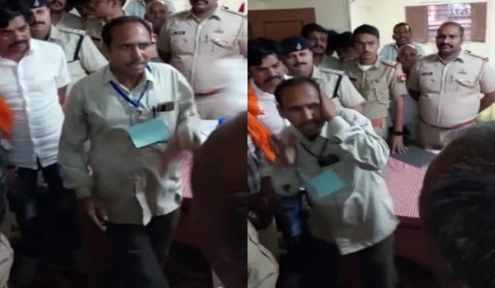 BJP MP Slaps Employee: ఉద్యోగి చెంప చెల్లుమనిపించిన బీజేపీ ఎంపీ.. వీడియో వైరల్
