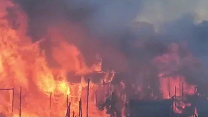 Fire Accident: భారీ అగ్నిప్రమాదం.. 100 ఇళ్లు, దుకాణాలు దగ్ధం