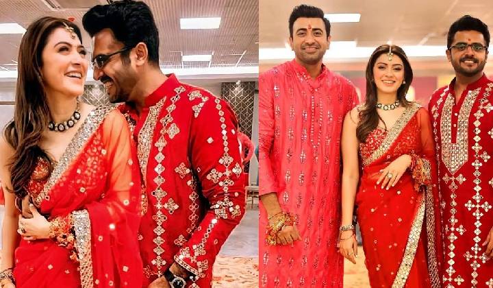 Hansika Motwani : పెళ్లి కూతురిలా ముస్తాబైన దేశముదురు భామ.. ఎంత అందంగా ఉందో..