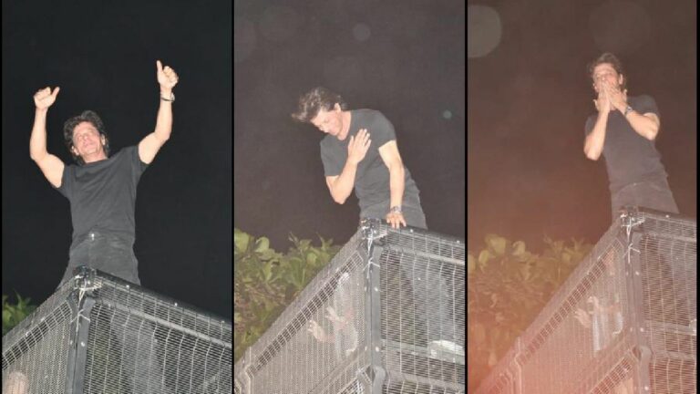 Shah Rukh Khan: షారుఖ్ ఖాన్ ఇంటి ముందు ఫ్యాన్స్ హంగామా