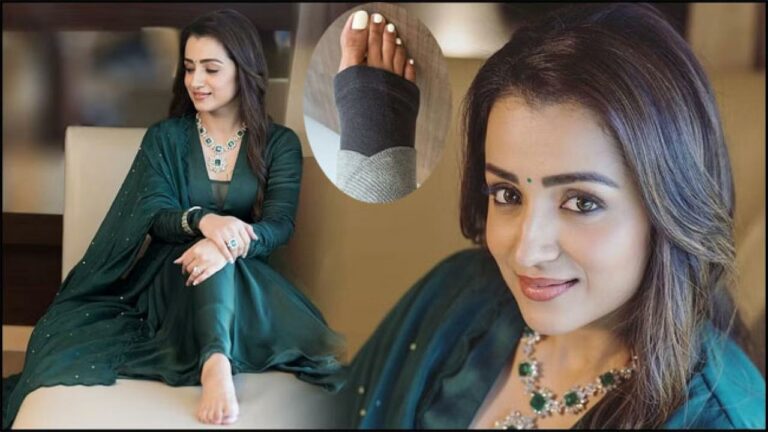 Trisha Leg Injury :  కాలికి గాయమైనా తగ్గేదేలే అంటున్న త్రిష