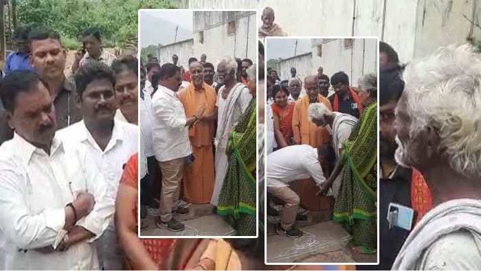 Deputy CM Touch The Farmer Feets: కమ్మ సామాజిక వర్గంలో మార్పు..! నాయుడుకి డిప్యూటీ సీఎం పాదాభివందనం