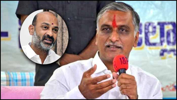 Harish Rao Questions Bandi