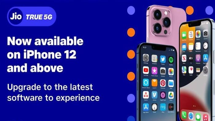 Jio 5G services with unlimited data: ఐఫోన్‌ యూజర్లకు అదిరిపోయే ఆఫర్‌.. ఇలా చేస్తే అన్‌లిమిటెడ్‌ 5జీ డేటా..