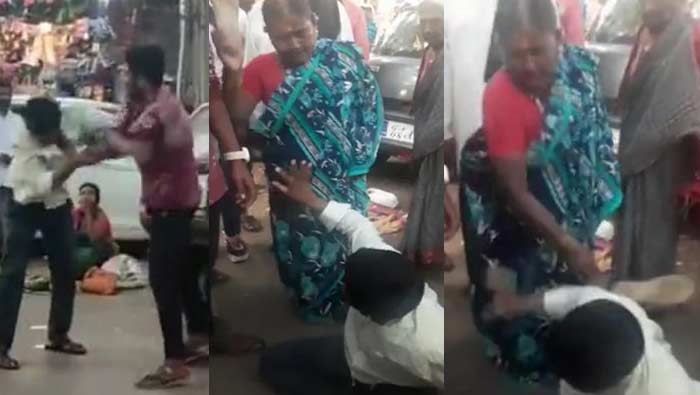 Viral Video: ఫోన్‌ నంబర్‌ అడిగినందుకు చెప్పు దెబ్బల శిక్ష..!
