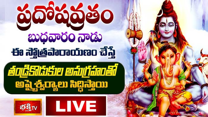 Sr iShiva Stotra Parayanam Live: నేడు ఈ స్తోత్ర పారాయణం చేస్తే అష్టైశ్వర్యాలు సిద్ధిస్తాయి