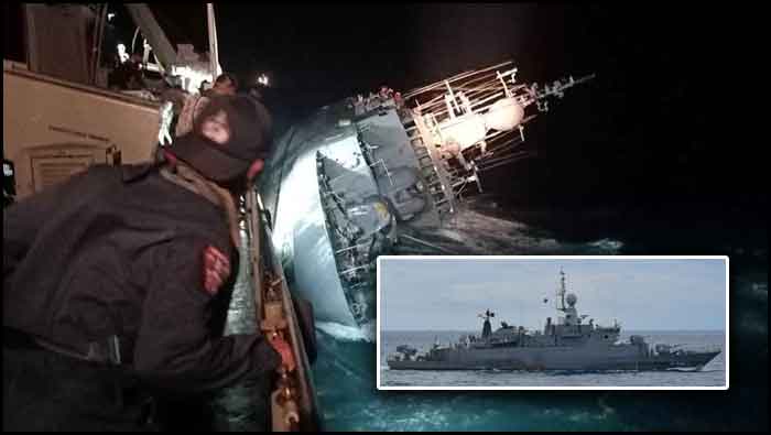 Thai Warship Sinks