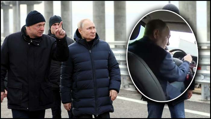 Vladimir Putin: బెంజ్ కార్ నడిపి.. ఆ వార్తలకు చెక్ పెట్టిన పుతిన్