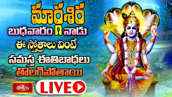 Bhakti TV: నేడు  ఈ స్తోత్రాలు వింటే సమస్త ఈతిబాధలు తొలగిపోతాయి