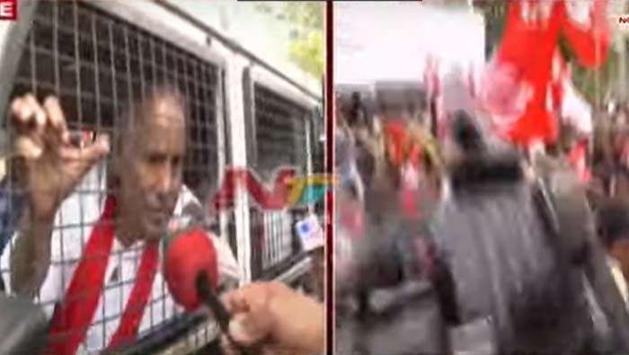 Big News : రాజ్‌ భవన్‌ ముట్టడిలో ఉద్రిక్తత.. కూనంనేని, చాడ అరెస్ట్‌..