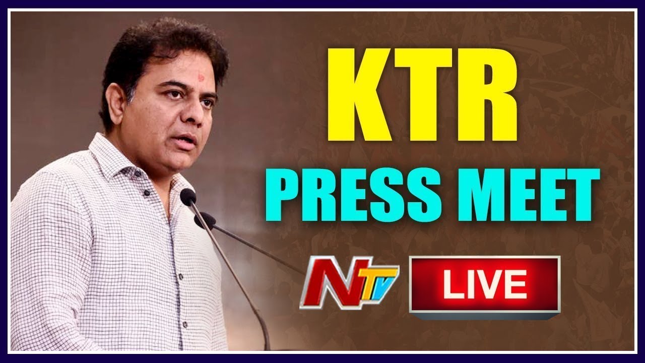 Minister KTR Press Meet Live: మంత్రి కేటీఆర్ ప్రెస్ మీట్ లైవ్